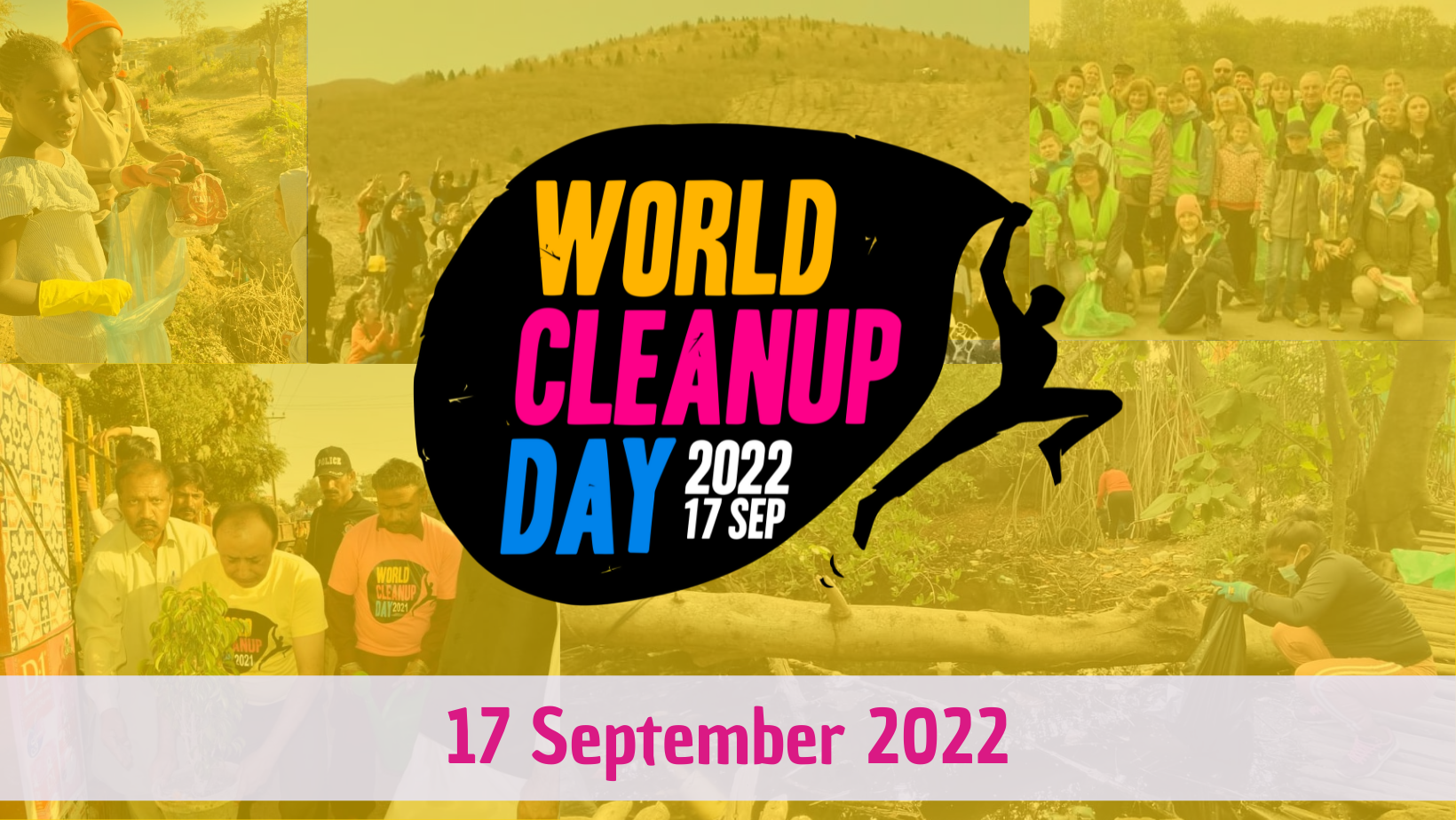 World clean up day logo